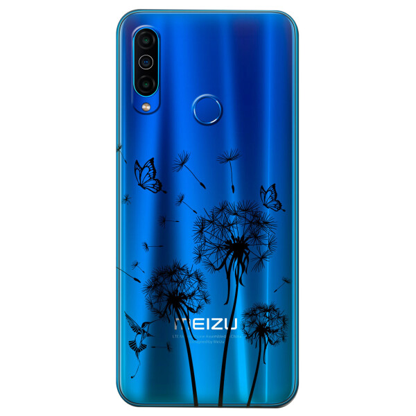 

Прозрачный силиконовый чехол iSwag для Meizu M10 с рисунком - Одуванчики (KS4996)
