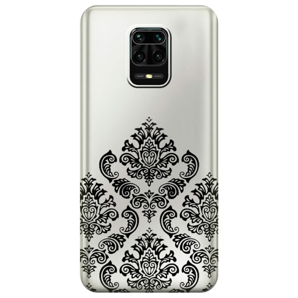 

Прозрачный силиконовый чехол iSwag для Xiaomi Redmi Note 9S с рисунком - Мандала (M1673)