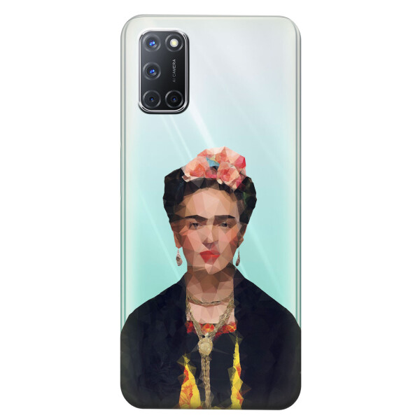 

Прозрачный силиконовый чехол iSwag для OPPO A52 с рисунком - Фрида Кало (KS5067)