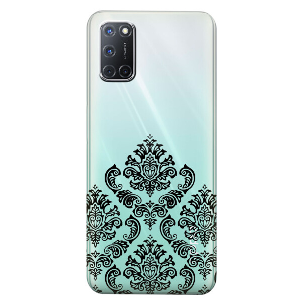 

Прозрачный силиконовый чехол iSwag для OPPO A72 с рисунком - Мандала (KS5101)