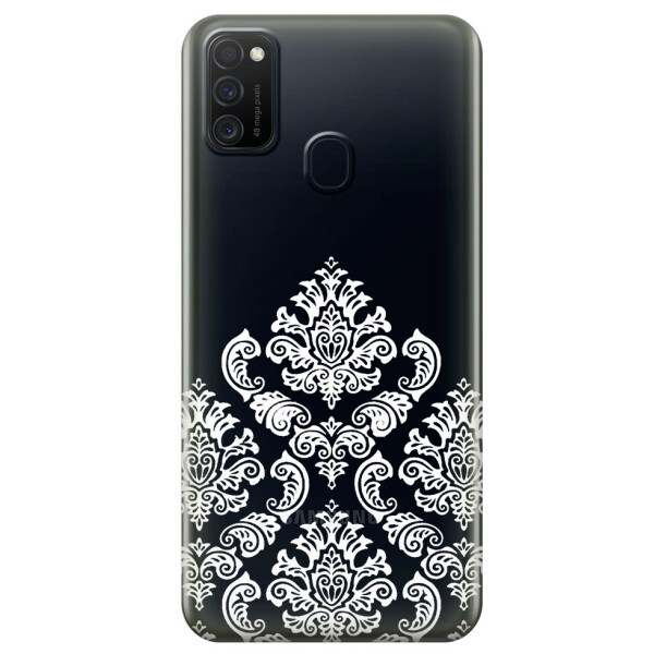 

Прозрачный силиконовый чехол iSwag для Samsung Galaxy M21 с рисунком - Мандала (M1748)
