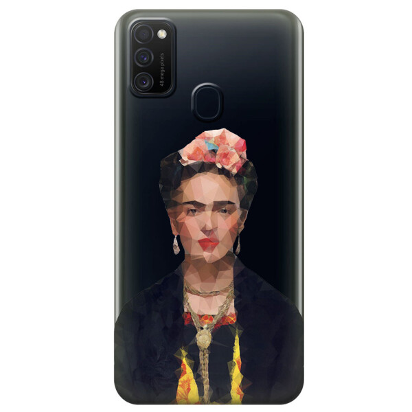 

Прозрачный силиконовый чехол iSwag для Samsung Galaxy M21 с рисунком - Фрида Кало (M1789)