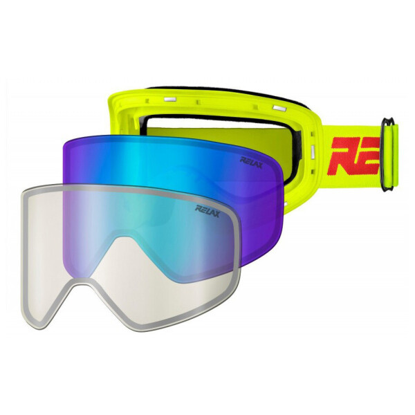 

Маска гірськолижна Relax X-Fighter HTG59D Lime