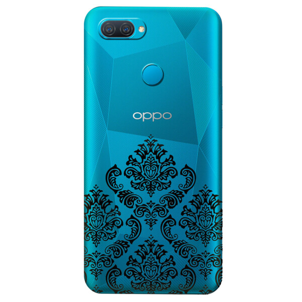 

Прозрачный силиконовый чехол iSwag для OPPO A12 с рисунком - Мандала (KS5251)