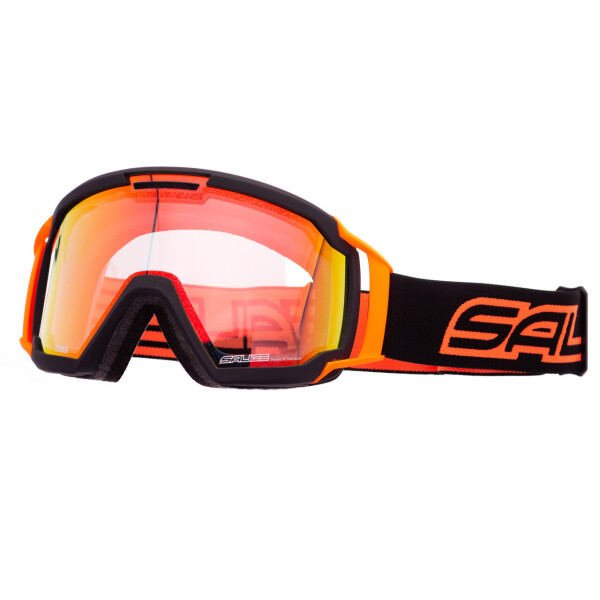 

Маска гірськолижна Salice 618 Black Orange - Clear