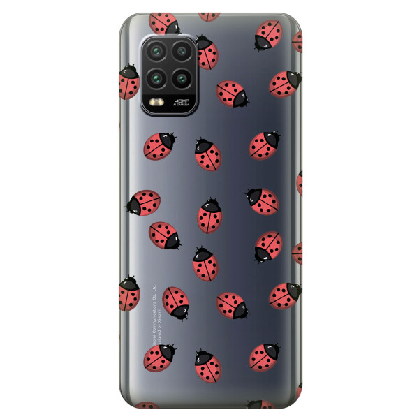 

Силиконовый чехол iSwag для Xiaomi Mi 10 Lite Божьи коровки (KS2258)