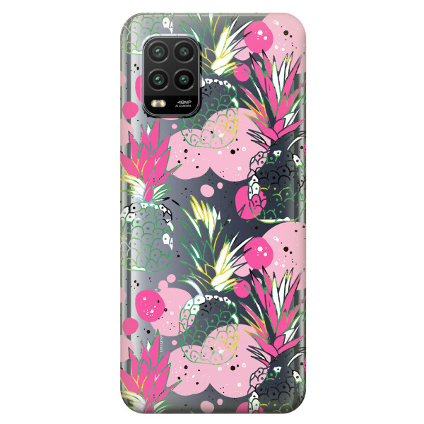 

Силиконовый чехол iSwag для Xiaomi Mi 10 Lite Ананасы (KS2265)