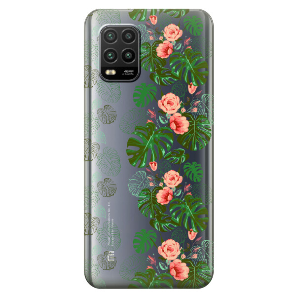 

Силиконовый чехол iSwag для Xiaomi Mi 10 Lite Тропические листья (KS2269)