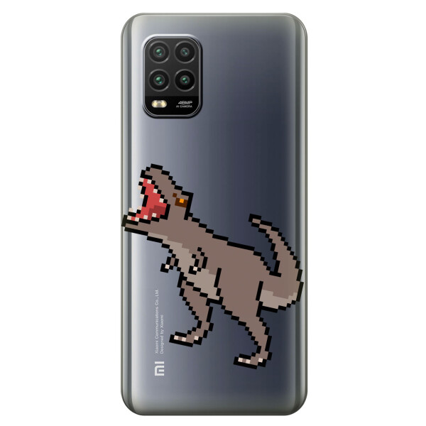 

Силиконовый чехол iSwag для Xiaomi Mi 10 Lite Пикселький динозавр (KS2275)