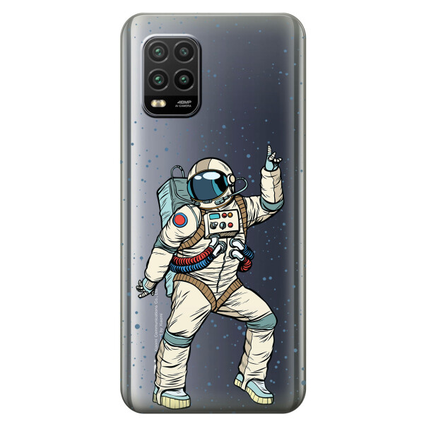 

Силиконовый чехол iSwag для Xiaomi Mi 10 Lite Веселый космонавт (KS2277)