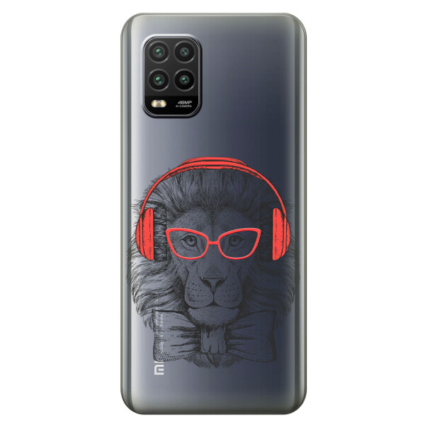 

Силиконовый чехол iSwag для Xiaomi Mi 10 Lite Лев (KS2282)