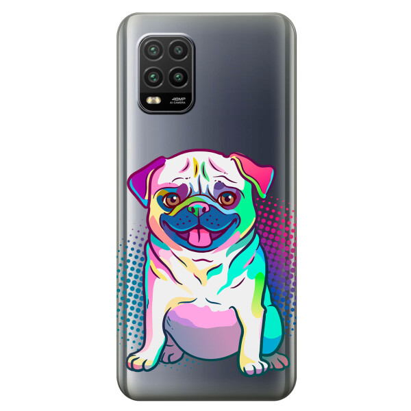 

Силиконовый чехол iSwag для Xiaomi Mi 10 Lite Мопс (KS2285)