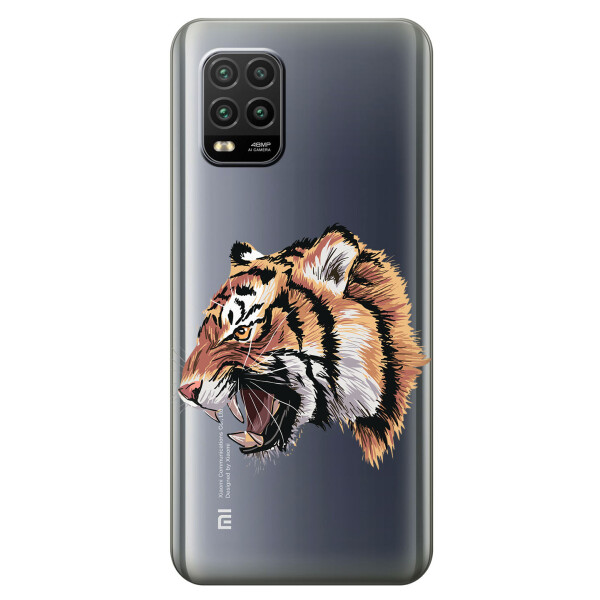 

Силиконовый чехол iSwag для Xiaomi Mi 10 Lite Тигр (KS2288)