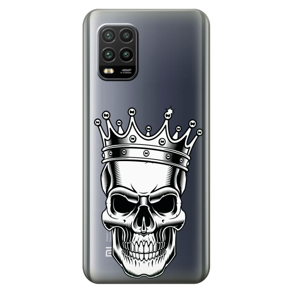 

Силиконовый чехол iSwag для Xiaomi Mi 10 Lite Царский череп (KS2290)