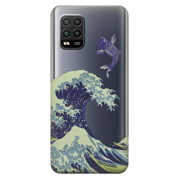 

Силиконовый чехол iSwag для Xiaomi Mi 10 Lite Большая волна в Канагаве (KS2300)
