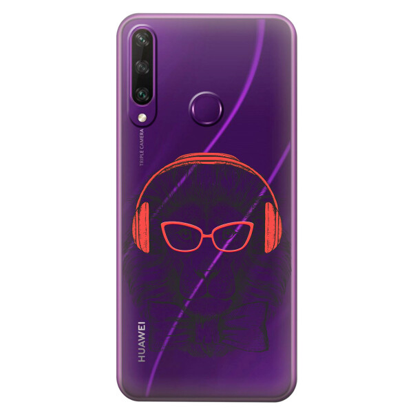 

Прозрачный силиконовый чехол iSwag для Huawei Y6p с рисунком - Лев (KS2357)