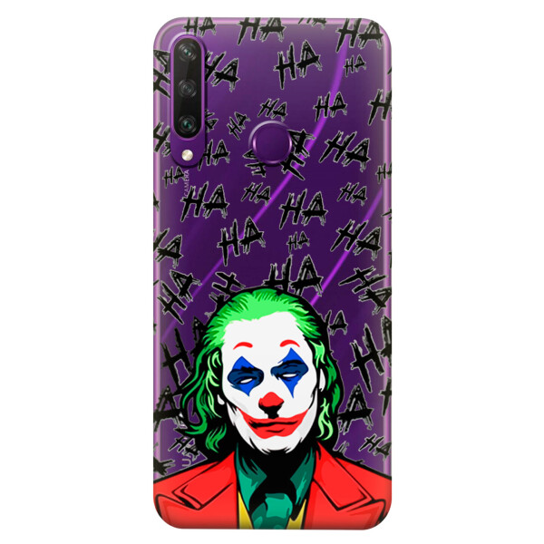 

Прозрачный силиконовый чехол iSwag для Huawei Y6p с рисунком - Джокер (KS2368)