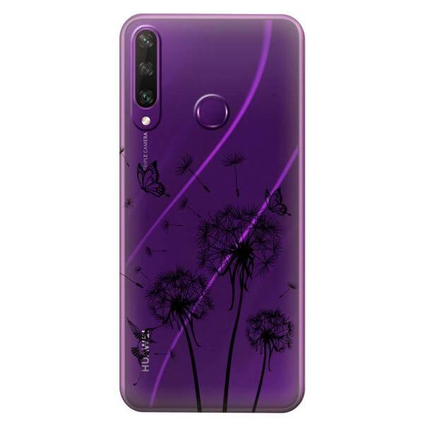 

Прозрачный силиконовый чехол iSwag для Huawei Y6p с рисунком - Одуванчики (KS2371)