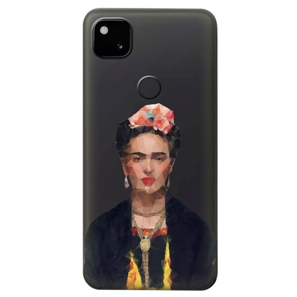 

Прозрачный силиконовый чехол iSwag для Google Pixel 4A с рисунком - Фрида Кало (KS5367)