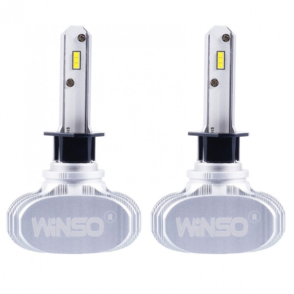 

Светодиодные автомобильные LED-лампы Winso H1 12/24V 50W 6000K 4000Lm CSP Cree Chip 791100