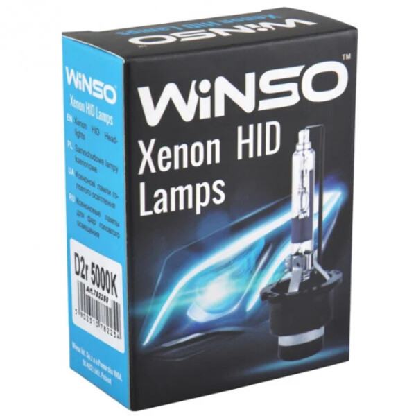 

Ксеноновые лампы Winso D2R 5000K 35W PK32d-3 782250 (комплект 2шт)