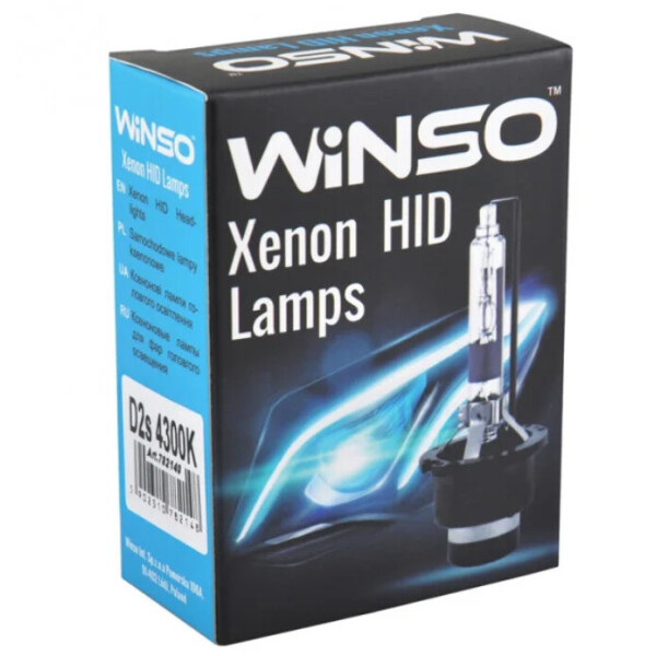 

Ксеноновые лампы Winso D2S 4300K 35W PK32d-2 782140 (комплект 2шт)