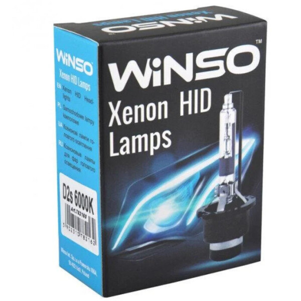 

Ксеноновые лампы Winso D2S 6000K 35W PK32d-2 782160 (комплект 2шт)