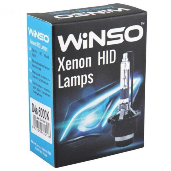 

Ксеноновые лампы Winso D4S 6000K 35W PK32d-5 784160 (комплект 2шт)