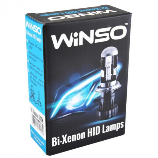 

Ксеноновые лампы Winso H4 bi-xenon 4300K 35W 714430 (комплект 2шт)