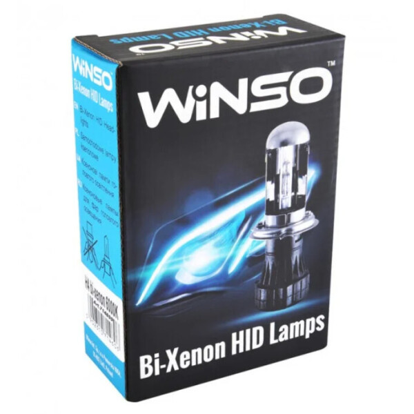 

Ксеноновые лампы Winso H4 bi-xenon 6000K 35W 714600 (комплект 2шт)