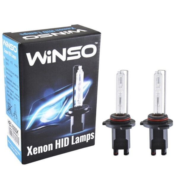 

Ксеноновые лампы Winso HB3 (9005) 6000K 35W 795600 (комплект 2шт)