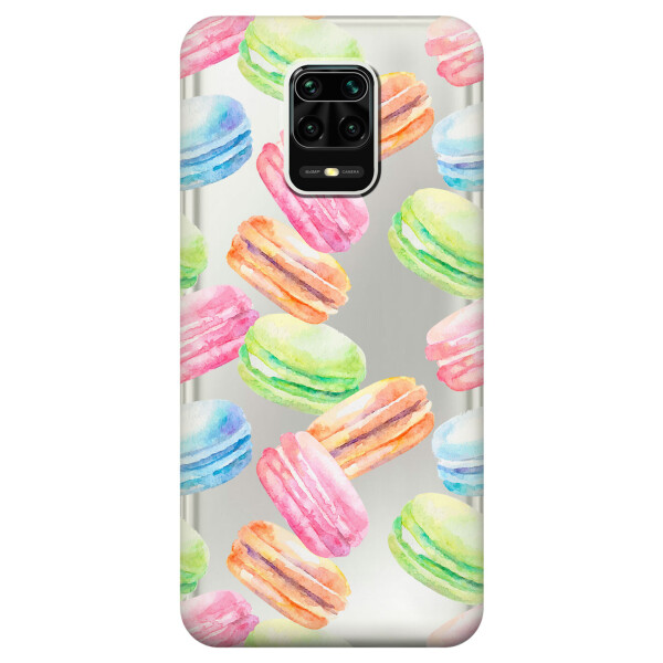 

Силиконовый чехол iSwag для Xiaomi Redmi Note 9 Pro Max Французские печенья (KS2482)