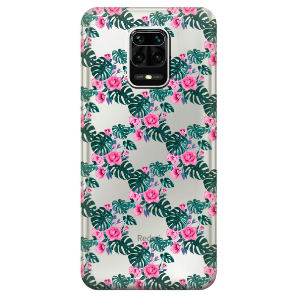 

Силиконовый чехол iSwag для Xiaomi Redmi Note 9 Pro Max Цветочная лиана (KS2493)