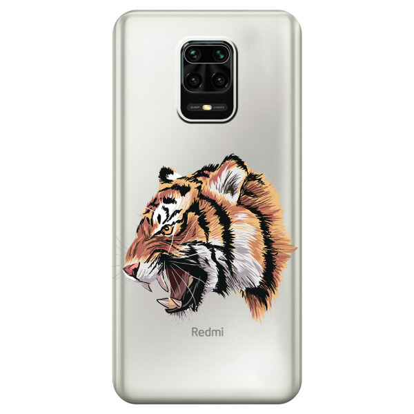 

Силиконовый чехол iSwag для Xiaomi Redmi Note 9 Pro Max Тигр (KS2513)
