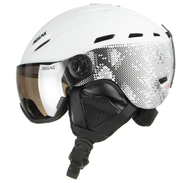 

Шолом гірськолижний Relax Prevail RH28E Visor M White-Black