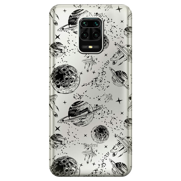 

Силиконовый чехол iSwag для Xiaomi Redmi Note 9s Космос (KS2538)