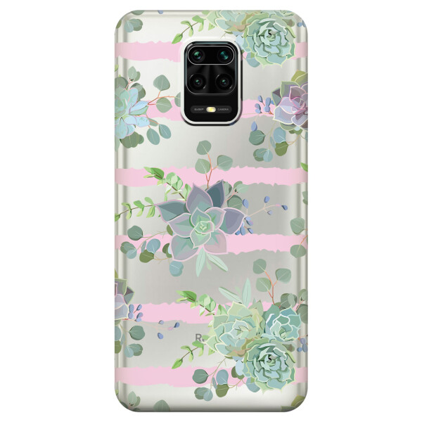 

Силиконовый чехол iSwag для Xiaomi Redmi Note 9s Суккуленты (KS2541)