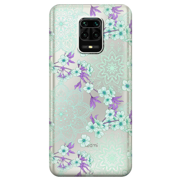 

Силиконовый чехол iSwag для Xiaomi Redmi Note 9s Цветочная мандала (KS2562)