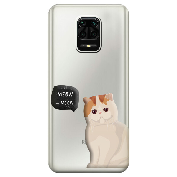 

Силиконовый чехол iSwag для Xiaomi Redmi Note 9s Котенок (KS2567)