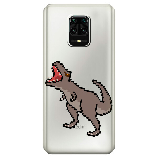

Силиконовый чехол iSwag для Xiaomi Redmi Note 9s Пикселький динозавр (KS2575)