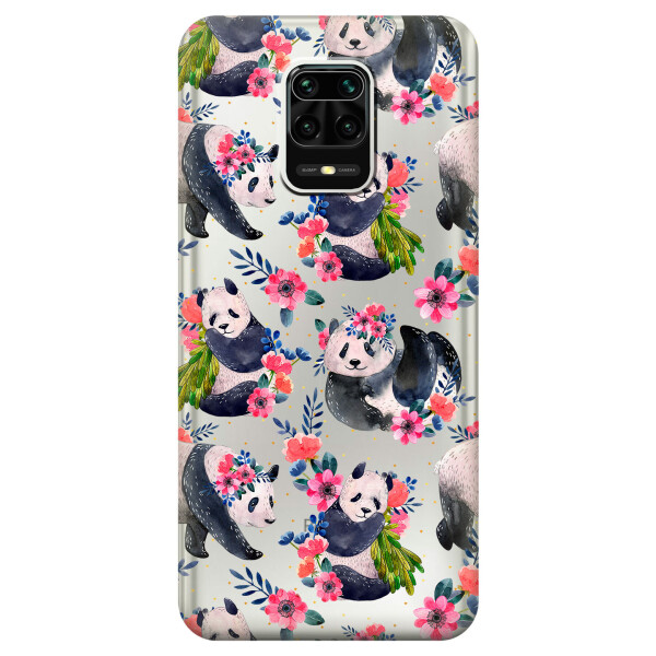 

Силиконовый чехол iSwag для Xiaomi Redmi Note 9s Пандочки (KS2598)