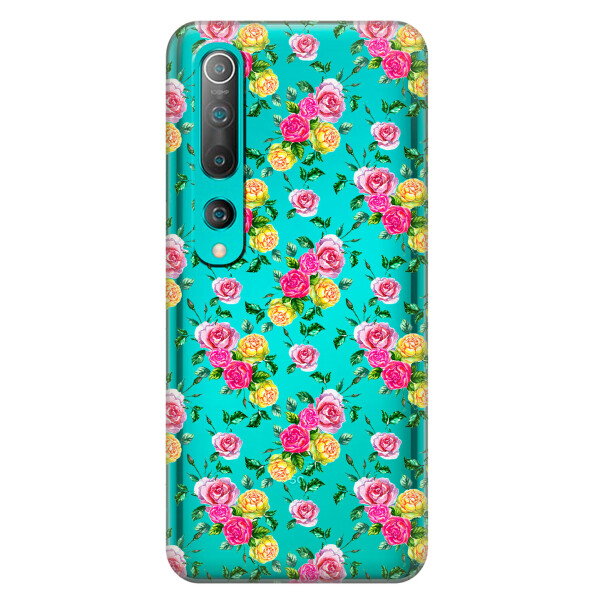 

Силиконовый чехол iSwag для Xiaomi Mi 10 Розы (KS2601)