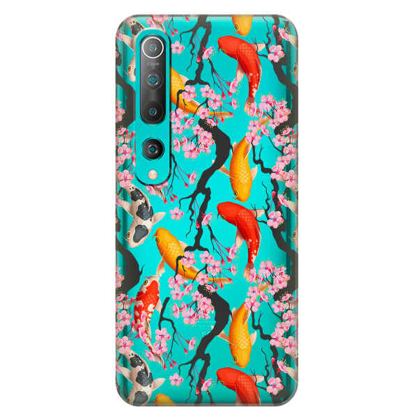 

Силиконовый чехол iSwag для Xiaomi Mi 10 Японские рыбы (KS2603)