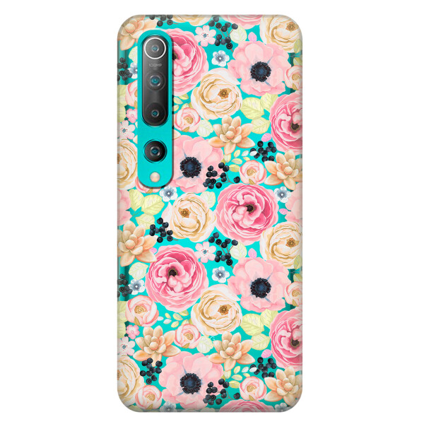 

Силиконовый чехол iSwag для Xiaomi Mi 10 Цветочный букет (KS2606)