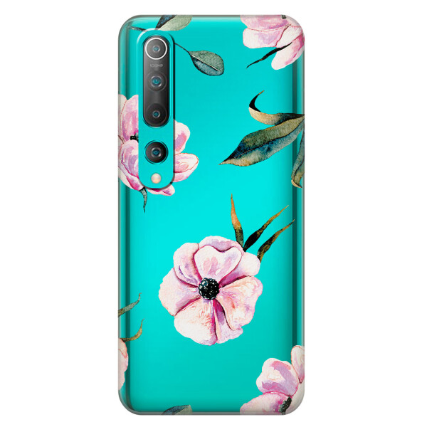 

Силиконовый чехол iSwag для Xiaomi Mi 10 Пионы (KS2608)
