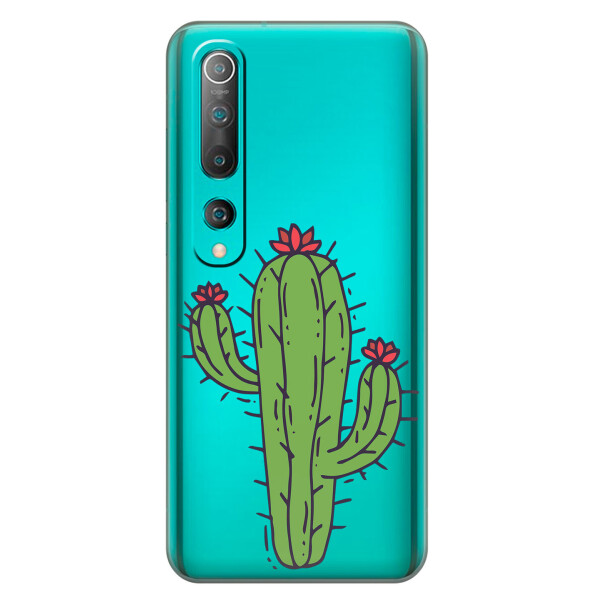 

Силиконовый чехол iSwag для Xiaomi Mi 10 Тропический кактус (KS2621)