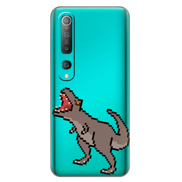 

Силиконовый чехол iSwag для Xiaomi Mi 10 Пикселький динозавр (KS2650)