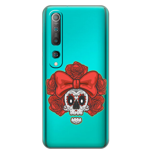 

Силиконовый чехол iSwag для Xiaomi Mi 10 Готический череп (KS2654)