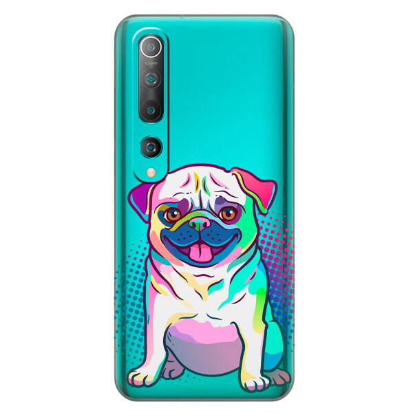 

Силиконовый чехол iSwag для Xiaomi Mi 10 Мопс (KS2660)