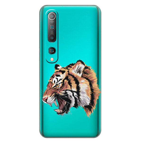 

Силиконовый чехол iSwag для Xiaomi Mi 10 Тигр (KS2663)
